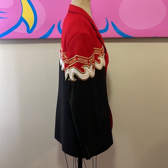 Moschino Cheap Chic Men's Wool Band Blazer Jacket - Picture 6 of 16